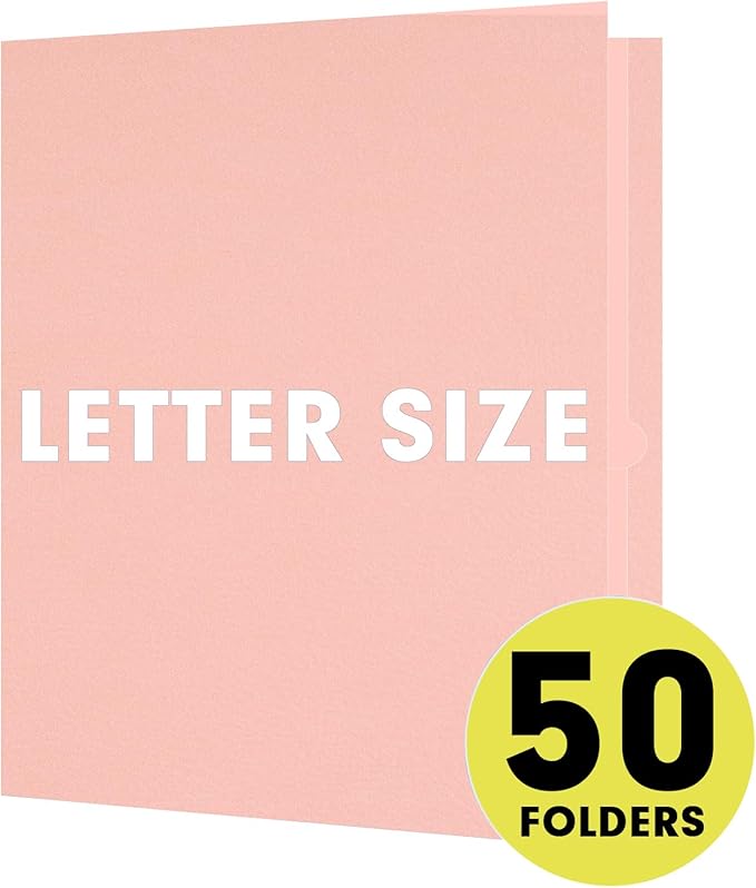 Two Pocket Folders, RAZCC 50 Pack 2 Pocket Folders Fit Letter Size Paper - Image 4