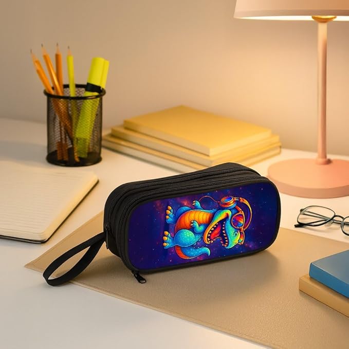 HiMagics Children's Pencil Case, Large Zipper Pencil Pouch - Image 5