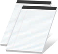 Legal Pads 8.5 x 11 inch Notepad, 2 Pack White Note Pads 8.5'' x 11'' by NotePads