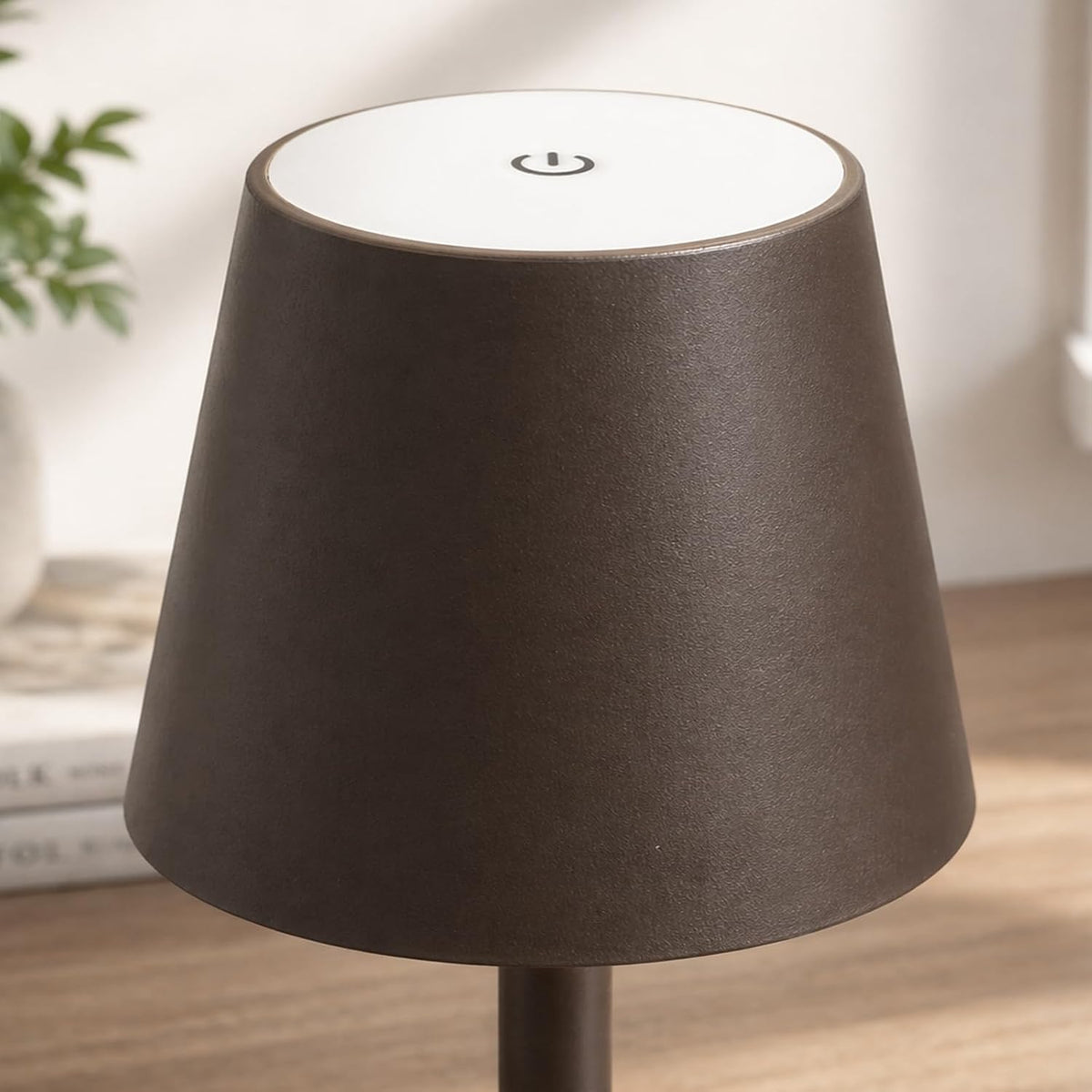 Yogaret Cordless Table lamp Brown 2pack for Restaurant Home Dinner Dining Kit...