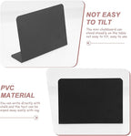 VILLCASE 10pcs Shaped Mini Blackboards Desktop Message Signs - Image 8