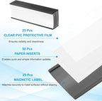PATIKIL Magnetic Label Holder 6" x 2" - Image 3