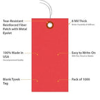 SmartSign Blank Red Shipping Tags - Image 5