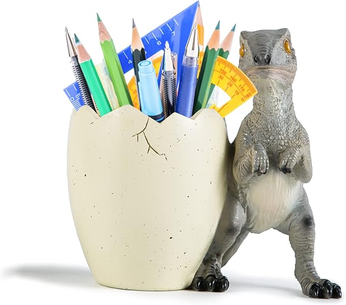 Banllis Cute Pencil Holder Funny Dinosaur Desk Accessories, Pen Organizer by Banllis