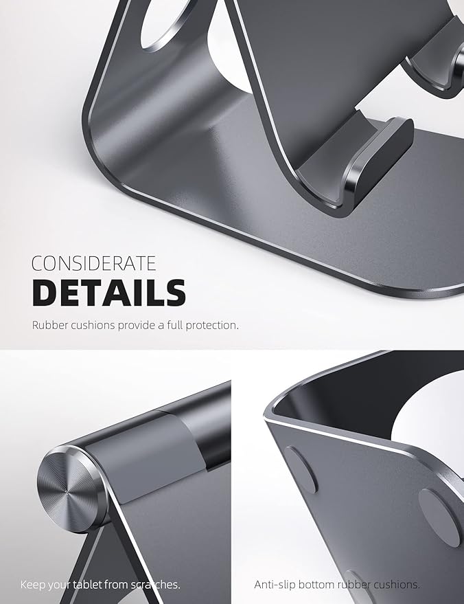 Lamicall Tablet Stand Adjustable, Tablet Stand : Desktop Stand Holder Dock - Image 6