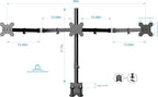 Rocelco 46" Large Height Adjustable Standing Desk Converter - Image 5