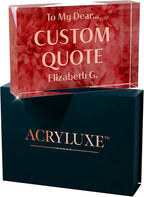 Personalized Gifts, Custom Quote Block Letter Board, Crystal-Clear Acrylic - Image 9