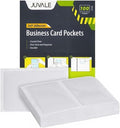 Juvale 100-Pack Clear Business Card Pockets by Juvale