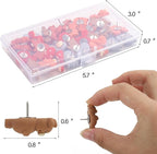 Thumb Tacks 30Pcs Push Pins for Cork Board Bulletin Board - Image 2