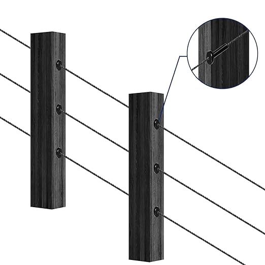 RiaYer 20 Pack 45 Degree Angle Protective Sleeves, T316 Marine Grade Cable - Image 3