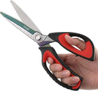 LIVINGO 10" Multipurpose Heavy Duty Scissors, Premium Titanium Coating Forged - Image 5