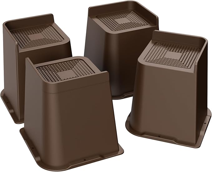 MXMZHXU Bed Risers 2 inch, 3 inch, 4 inch, 6 inch or 8 inch Heavy Duty by MXMZHXU