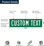 Custom Street Sign, Road/Address Sign, 8 Colors, Reflective Option, Mounting - Image 6