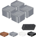 shouwuhho Furniture Risers, 4 Pack Bed Risers by EnjoyLifeEnjoyHappiness