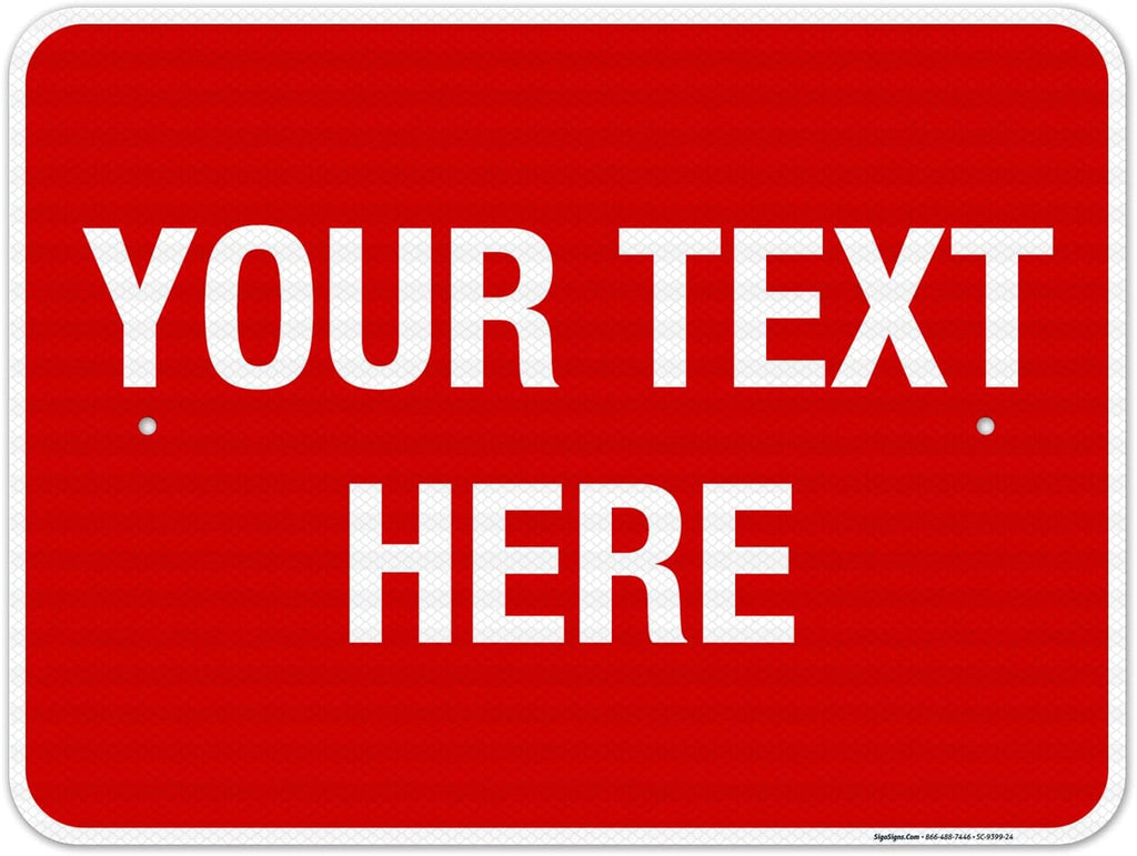 Personalized Custom Red Background Customize
