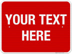 Personalized Custom Red Background Customize