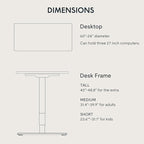 FLEXISPOT E6 3-Stage Dual Motor 60 x 24 Electric Standing Desk Sit Stand Up Desk - Image 6