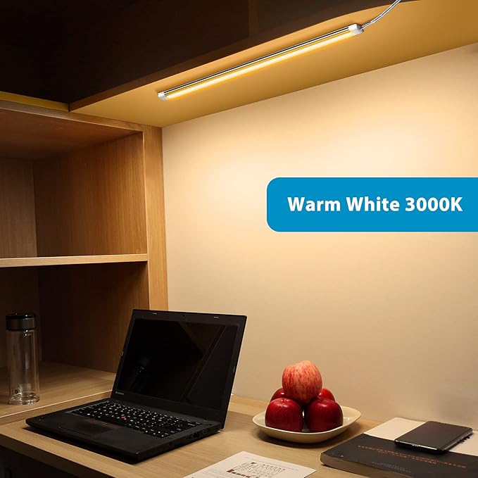 Litever Under Cabinet LED Lighting Kit, Super Bright, 31W 2000 Lumen, Plug or - Image 8