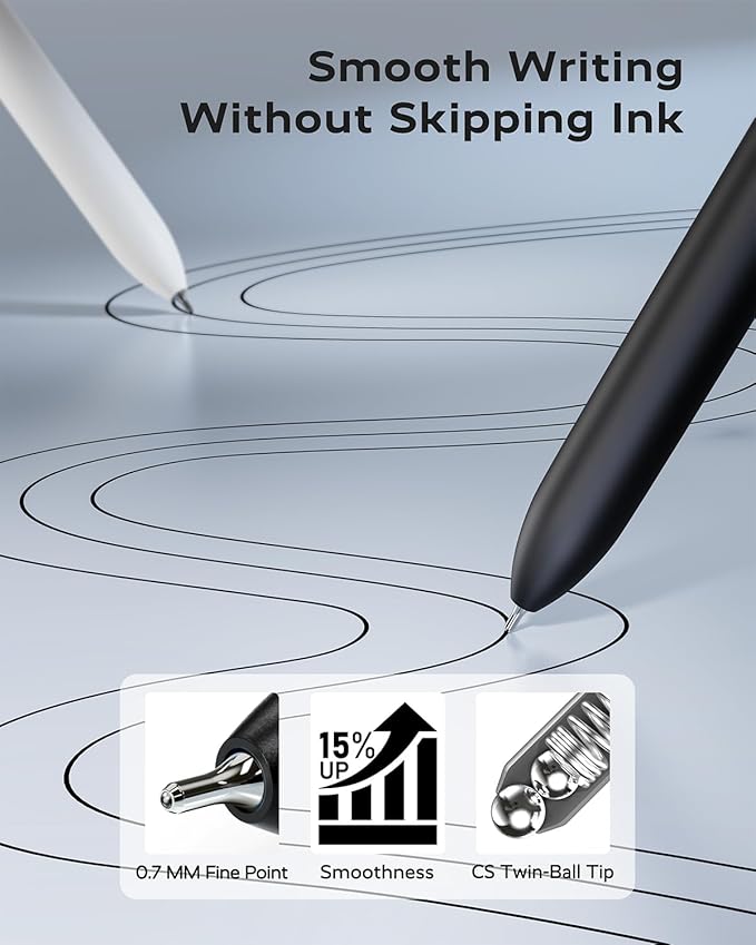 STAGEEK Black Gel Pens, Note Taking, School Supplies, Nurse Aesthetic - Image 5