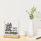 Halloween Countdown Acrylic Sign, Funny Halloween Countdown Advent Decorations - Image 5