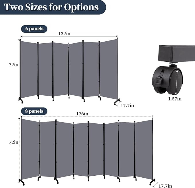 Room Divider Folding Privacy Screens - Image 6