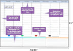 POPRUN Magnetic Weekly Dry Erase Board Calendar - Image 2