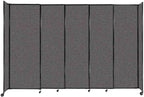 Versare Straightwall Sliding Portable Wall Partition | Freestanding Office by VERSARE