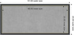 Amanti Art Black Framed Magnetic Board 23x51 Oversize Vision Board - Image 4
