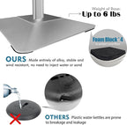 Golemas Sign Stand for Display, 11lbs Integrated Rod Heavy Duty Pedestal Floor - Image 3