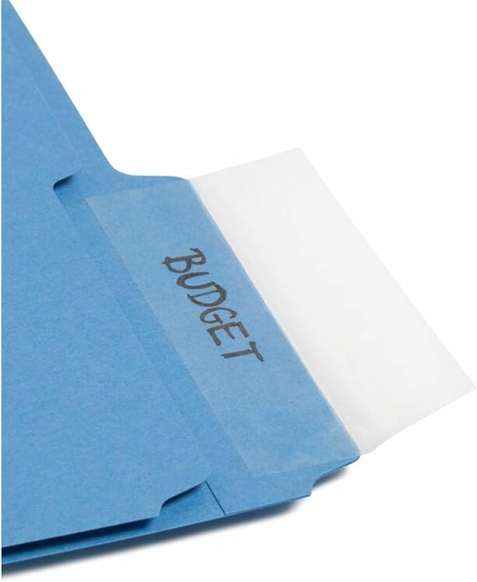 Smead Seal and View® Clear Label Protector, Size 3-1/2x1-11/16-Inches Before - Image 7
