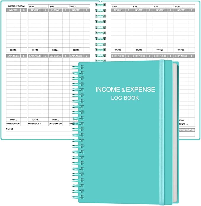 Heveboik Income & Expense Log Book by Heveboik