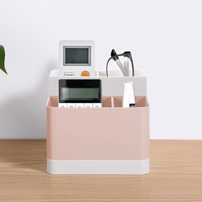 Poeland Desktop Storage Organizer Pencil Card Holder Box Container - Image 4