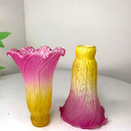 Bieye LS12 Lily Flower Blown Glass Lampshade - Image 5