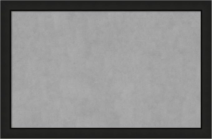 Amanti Art Black Framed Magnetic Board 23x35 Large Vision Board by AmantiArt