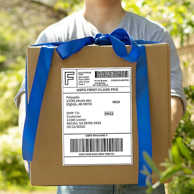 POLYSELLS Self Adhesive Address Shipping Labels - Image 5