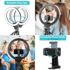 Sensyne 14" Ring Light with Tripod Stand, LED Circle Light with Phone Holder - Image 4