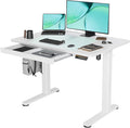Claiks Standing Desk with Drawers, Stand Up Electric Standing Desk Adjustable by CLAIKS