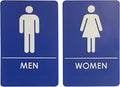 USA Made - Men's and Women's Restroom Signs ADA-Compliant Bathroom Door Signs by RockRidge