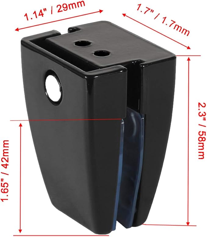 KSWLOR 20 PCS Office Desk Partition Support Bracket, Desk Divider Clamp - Image 5