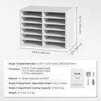 VEVOR Literature Organizers, 12 Compartments Office Mailbox - Image 7