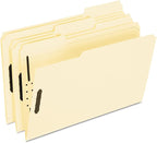 Pendaflex Manila Fastener Folders, Legal Size, 2 Fasteners, 1/3 Cut by TOPSProducts