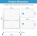 48 x 60 Inch Height Adjustable Dry Erase Whiteboard - Image 7