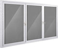 SWANCROWN Outdoor Bulletin Board 94x48in, Enclosed Bulletin Board by SWANCROWN