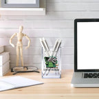 Vgrti Let痴 Get This Bread Acrylic Cosmetic Pencil Pen Holder Cup, Funny Raccoon - Image 4