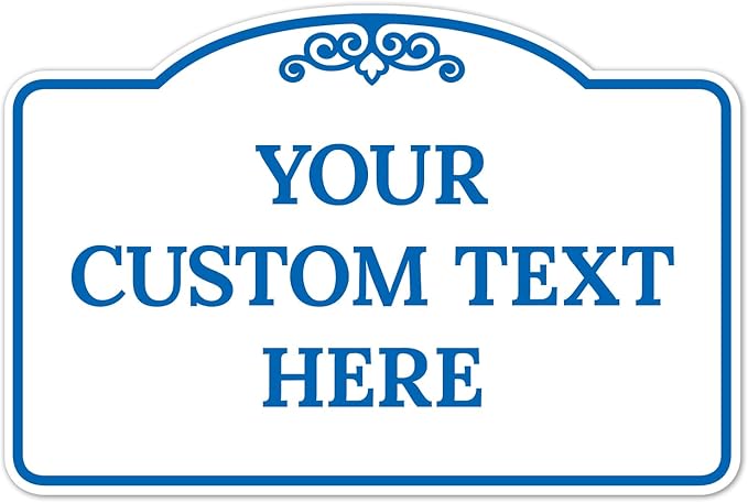 Custom Decorative Sign, Personalized Metal Sign by SigoSigns