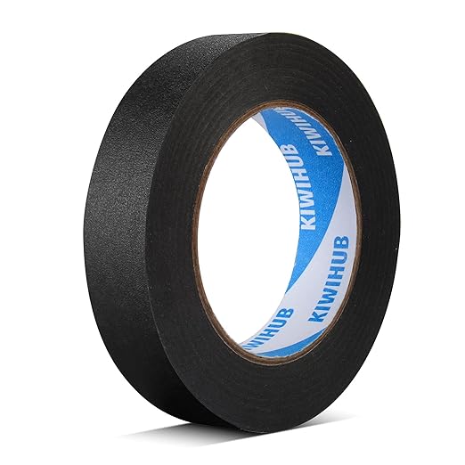 KIWIHUB Black Painters Tape, DIY Crafting, Decoration and School Projects - Image 2