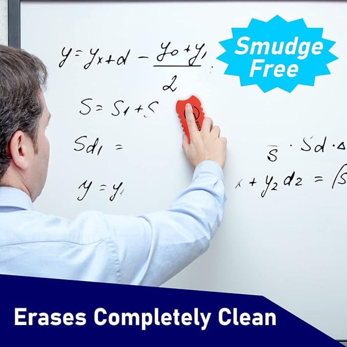 Dry Erase Eraser Magnetic Whiteboard Eraser 5 Pack White Board Cleaner - Image 5