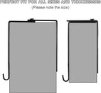 Amylove 12 Pcs Adjustable Cubicle Hanger Universal Partition Metal Cubicle - Image 5