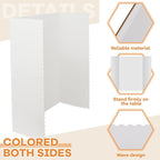 Henoyso 4 Pcs 36 x 48 Inch White Trifold Poster Board Large Tri Fold - Image 3