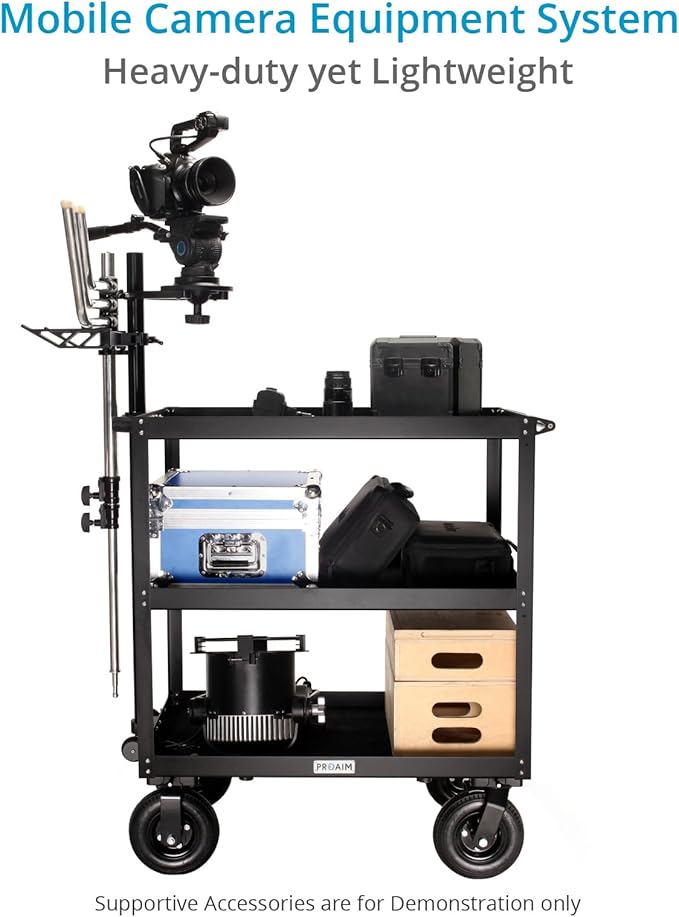 PROAIM Bowado 36" Video Camera Production Cart - Image 7